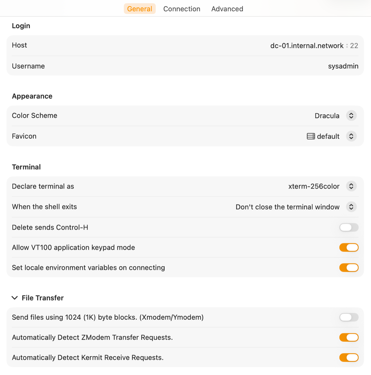 Compatible with OpenSSH