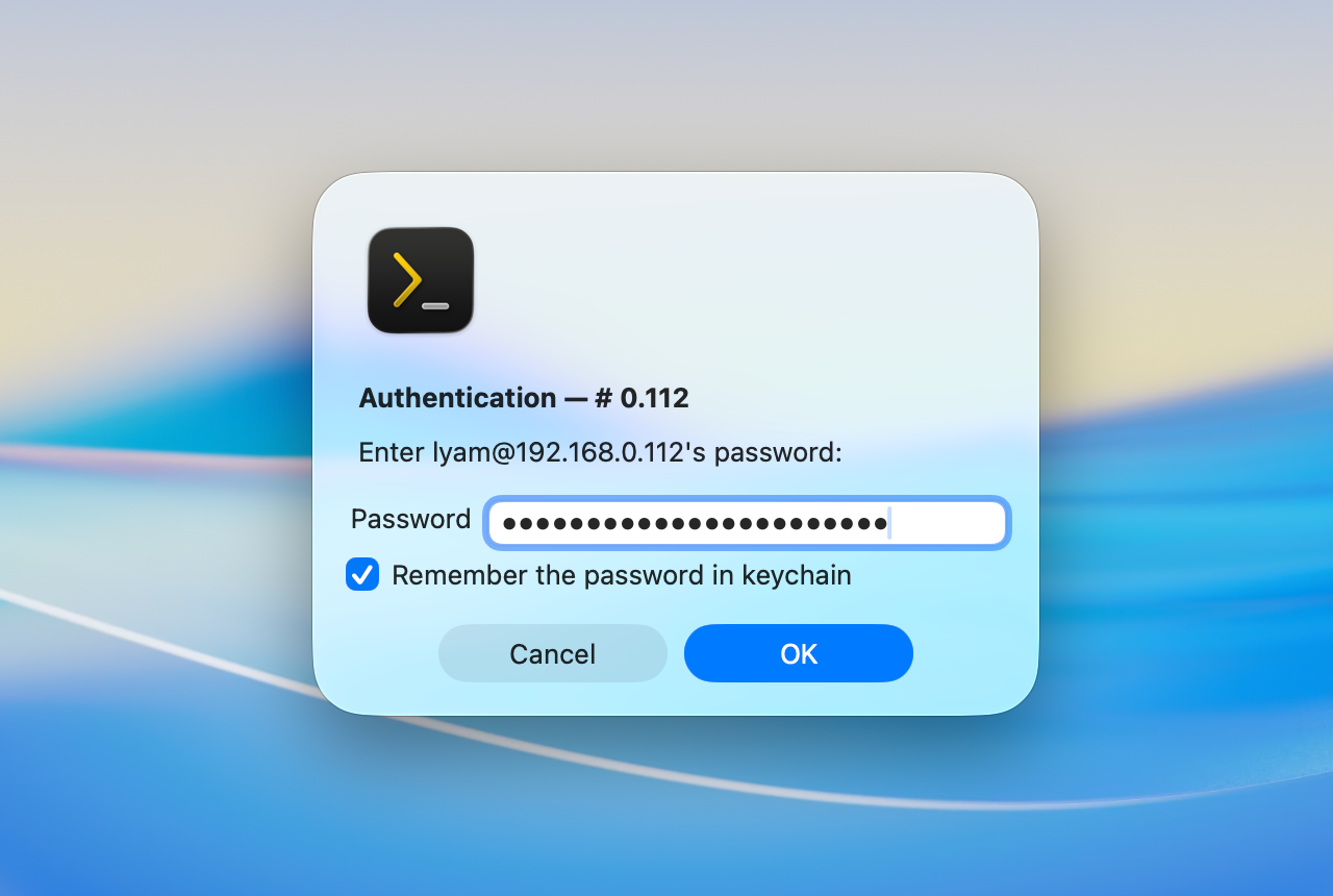 OS X Keychain integration
